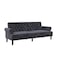 In House Nutella 2 In 1 Sofabed Velvet Upholstered - Dark Grey
