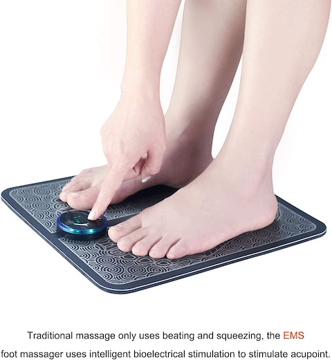 Generic EMS Massager Electric Leg Massager Pressure Relief Pain Relief Relaxing Blood Circulation Massager Pad