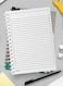 Lowha Spiral Notebook With 60 Sheets And Hard Paper Covers With Classical Theme Having Coffee Design, For Jotting Notes And Reminders, For Work, University, School