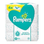 Buy PAMPERS SENSITIVE PROTECT BABY WIPES 4X 56 in Kuwait