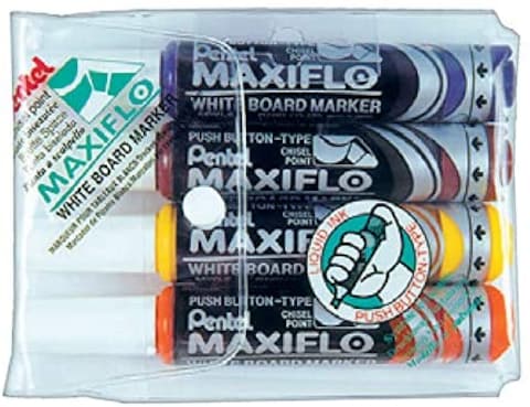 Generic Pentel White Board Markers Set, 4 Pieces