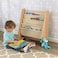 Kidkraft Wood And Canvas Sling Bookshelf Furniture For Kids, Natural, Gift For Ages 3+