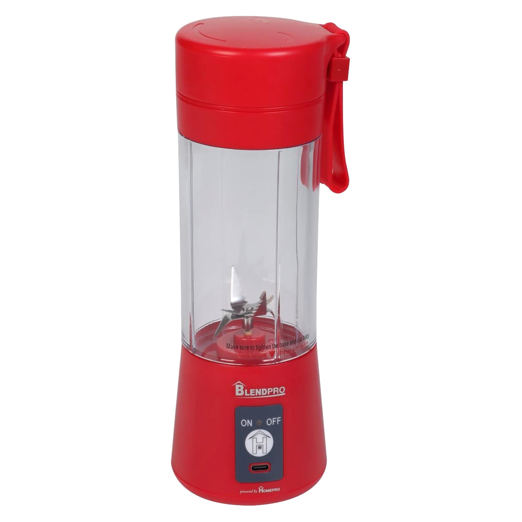 Buy Home Pro Blend Pro Portable Blender Red Online | Carrefour UAE