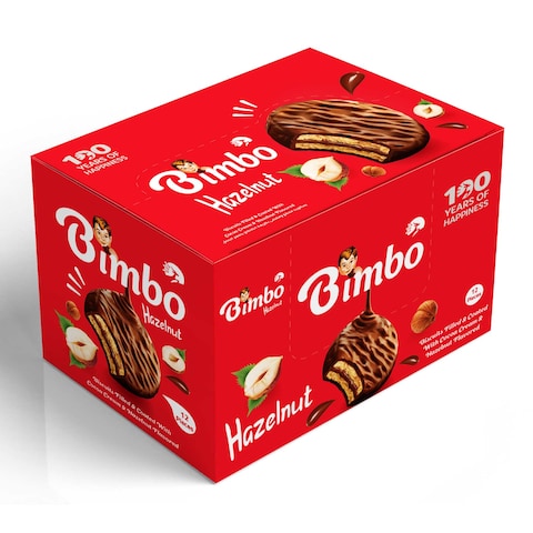 Bimbo Biscuit with Hazelnut - 12 Counts