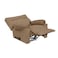 In House Velvet Rocking &amp; Rotating Recliner Chair - Light Brown - NZ10