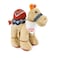 Fay Lawson Beige Camel With Red I Love You On White Bandana 18cm