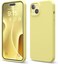 elago Liquid Silicone for iPhone 15 Plus case cover Full Body Protection, Shockproof, Slim, Anti-Scratch Soft Microfiber Lining - Yellow