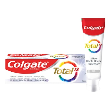 Colgate Total 12 Hour Protection Clean Mint Toothpaste 75ml