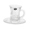 Bohemia Glass Coffee Mug - 6 Pieces