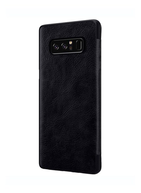 Nillkin Qin Series Leather Flip Cover For Samsung Galaxy Note8 Black