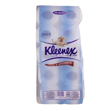 Kleenex Toilet Roll White  10 Pack