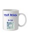 Giftex Your Design Printed Mug White/Blue/Green 11.5X10.5X10.5cm