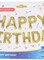Generic Happy Birthday Letters Hanging Foil Balloon Banner 16Inch