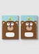 Lowha Spiral Notebook With 60 Sheets And Hard Paper Covers With Cartoon Bear &amp; Bee Design, For Jotting Notes And Reminders, For Work, University, School