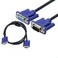VGA Extension Cable SVGA Male to Female HD15 Monitor Video Adapter Cable for Laptop, PC, Projector, HDTV, Display 3M