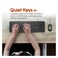 Quiet Key Wired Compact Keyboard And Mouse Black
