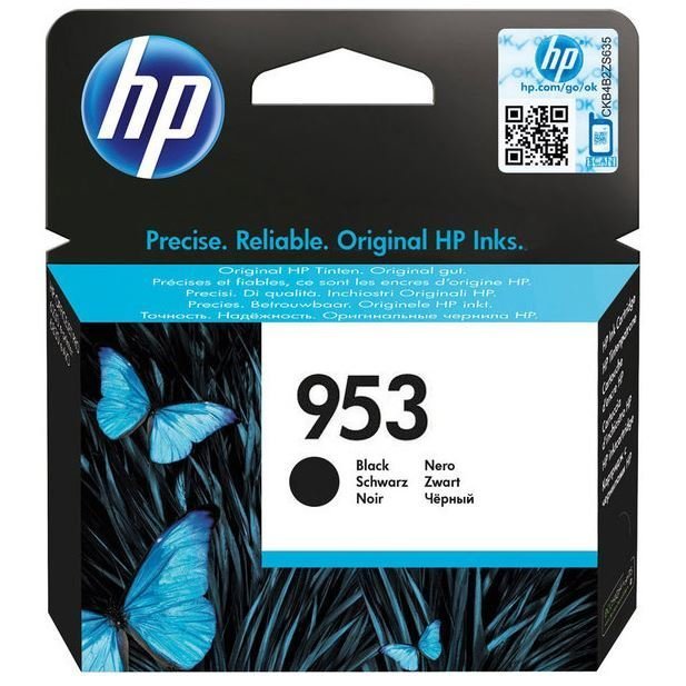 HP 953 Black Ink Cartridge, L0S58Ae