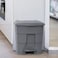 Cosmoplast Step-On Waste Pedal Bin 30L Grey