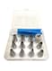 Generic 15-Piece Piping Nozzle Cake Decorating Tool Set Silver