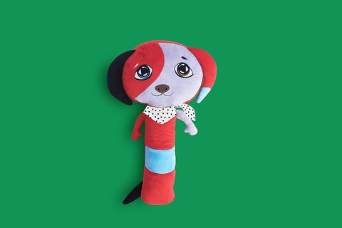 Happy Hop Buddyguard Seat Belt Pad, Dog Figured, Seat Belt Pad, Safe Sleep Support, Soft, Plush Fabric