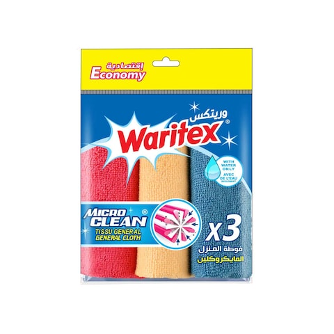 Waritex Microclean Towels - 3 Pieces
