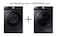 Samsung 11.5 Kg Front Load Washer, Black Caviar, WW11BB944DGBGU + Samsung 9kg Heatpump Dryer, Black, DV90BB9440GBGU Combo