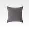 Luna Home 1 Piece 50*50cm Size, 100% Linen Cushion Cover, Solid Light Gray