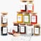 12-Piece Spice Jar Set with 114 Preprinted Labels - 300 ml