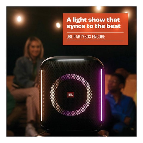 JBL Partybox Encore Portable Speaker With Mic Black