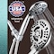 AquaDance High Pressure 6-Setting 4.15&quot; Chrome Face Hand Held Shower Head with Hose for Ultimate Shower Experience! Officially Independently Tested to Meet Strict US Quality &amp; Performance Standards