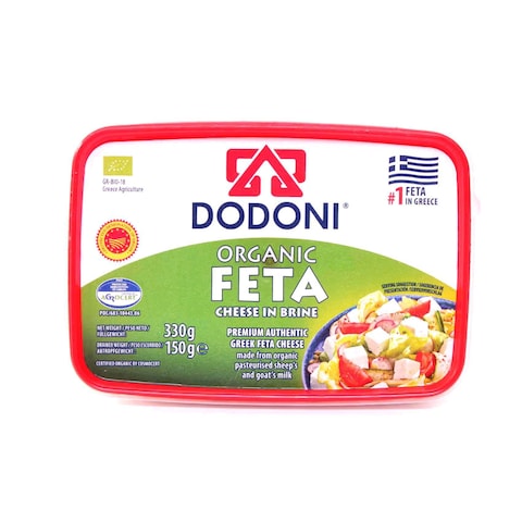 Dodoni Organic Feta In Brine 150g