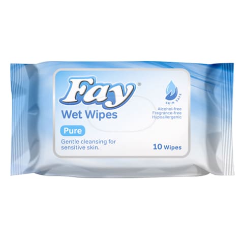 Fay Pure Wet Wipes 10S