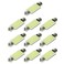 KKmoon - 10Pcs Festoon 39mm C5W  COB LED White Interior SMD Bulb Car Light Source Dome Reading Lamp