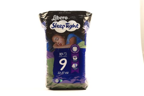 LIBERO SLEEP TIGHT 9 (10 DIAPERS 22-37KG)