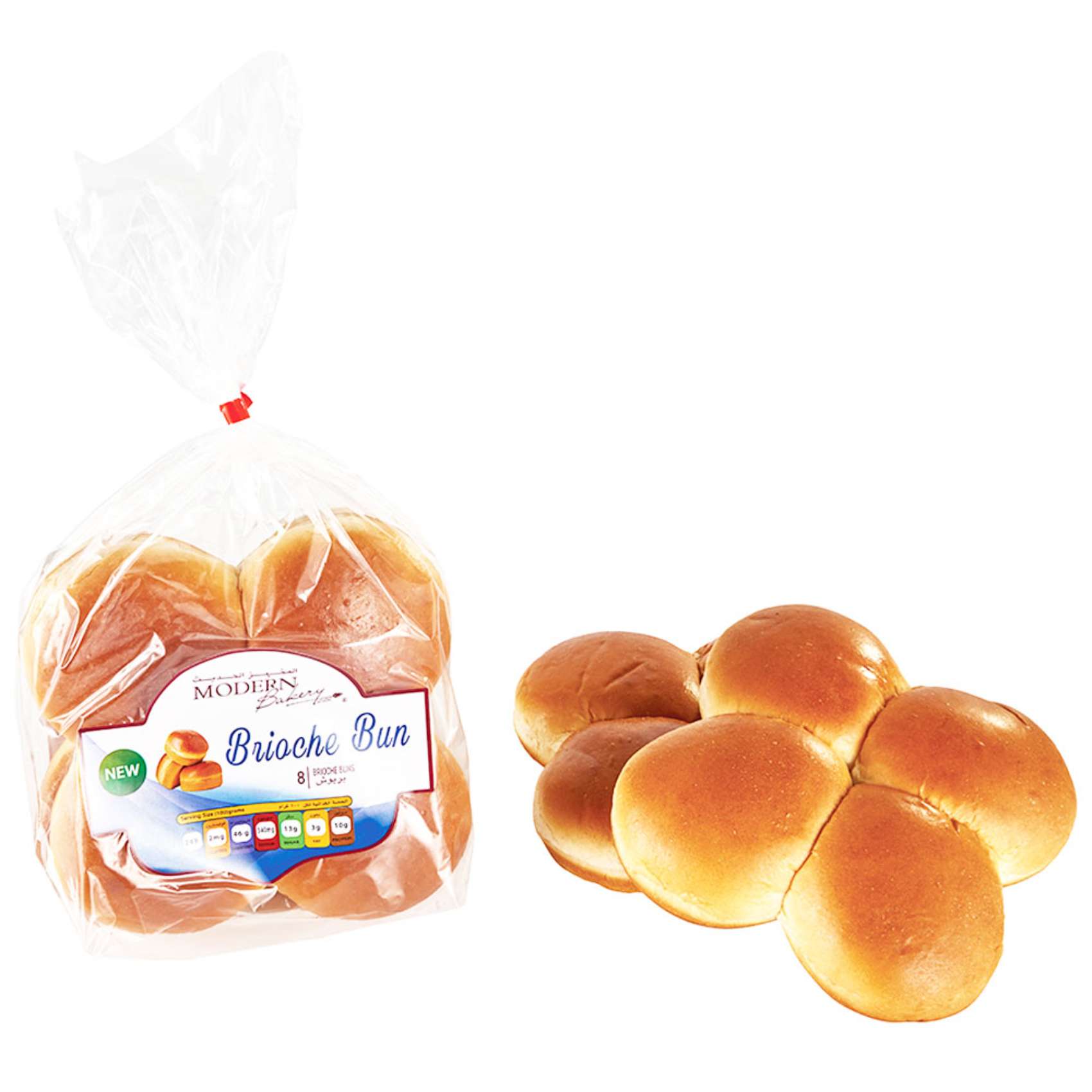 Modern Bakery Brioche Buns 400g