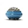 Ceramic three-legged incense coil incense burner (Sky Blue)