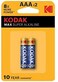 Kodak MAX Super AAA 1.5V Alkaline Batteries - 5 Cards (10 Batteries)