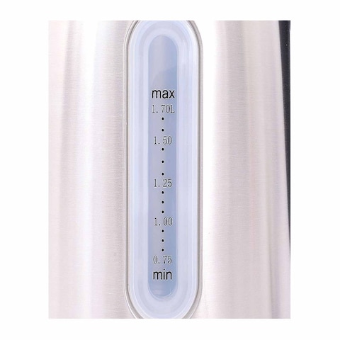 Black &amp; Decker Electric Kettle - 1.7 L - 2200W - Silver - JC400-B5