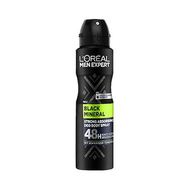 LOreal Paris Men Expert Black Mineral Strong Absorbing Deodorant Spray 150ml