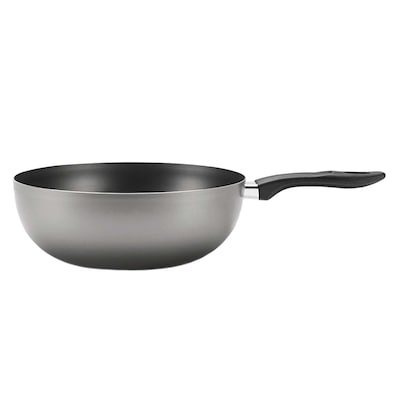 Brinox Aluminum Chilli Line Wok 4.10L 28Cm Silver
