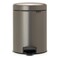 Brabantia NewIcon Pedal Bin (5L Platinum)