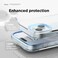 elago Hybrid Clear Compatible with iPhone 15 Military Grade Drop Protection case cover - Transparent