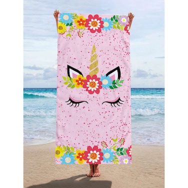 Al Fattal Printed Microfiber Beach Towel - 70*140 Cm