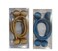 Aiwanto Curtain Holdbacks Tiebacks Magnetic Rope Drape Tie Backs Holders - 2 Pairs (Blue &amp; Gold)