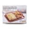 AlHoora, 35X28XH6cm 2 Piece Set Copper Chef Copper Crisper Non-Stick Oven Baking Tray with Crisping Basket with Box