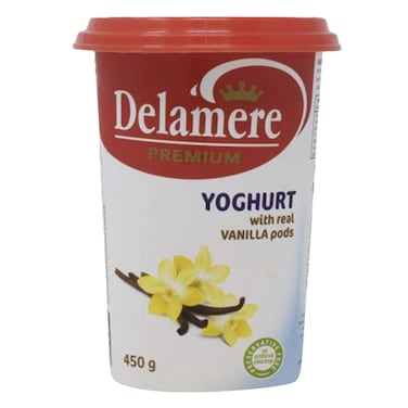 Delamere Premium Real Vanilla Pods Yoghurt 450ml