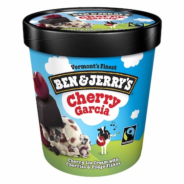 Ben &amp; Jerry&#39;s Cherry Garcia Cherry Ice Cream 473ml