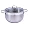 Falez Gamma Stainless Steel Casserole 24cm - Silver