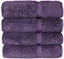 Chakir Turkish Linens Luxury Hotel &amp; Spa Towels Cotton Bath Towel Purple