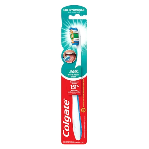 Colgate 360 Whole Mouth Clean Soft Toothbrush
